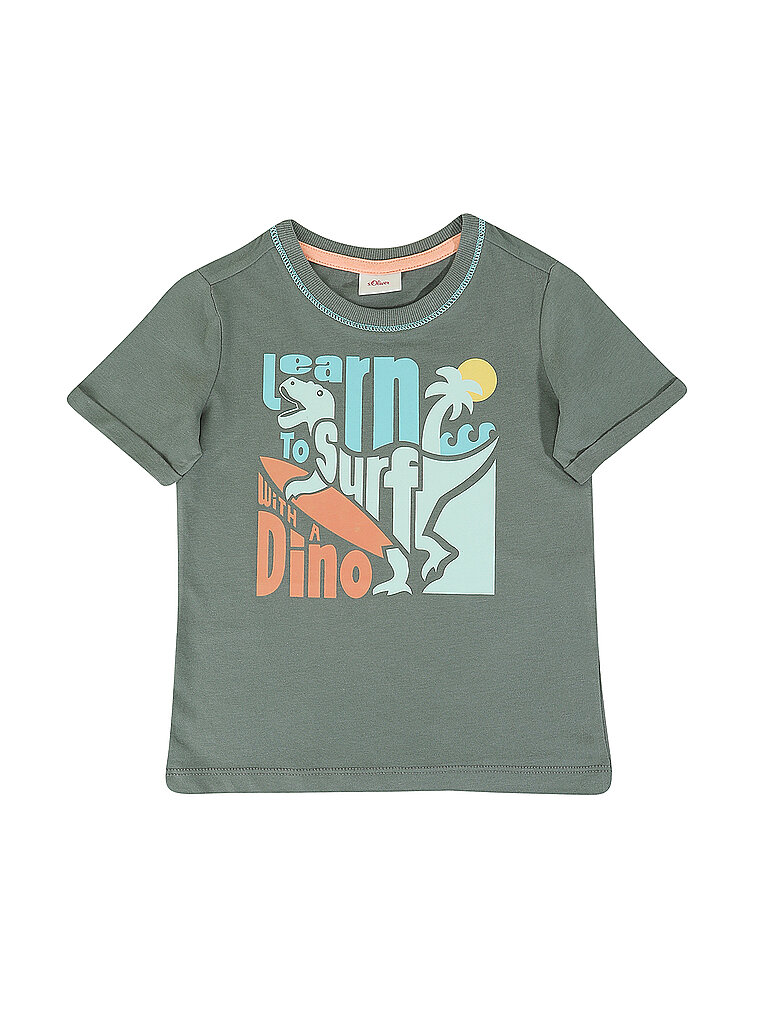 S.OLIVER Jungen T Shirt  olive | 116-122