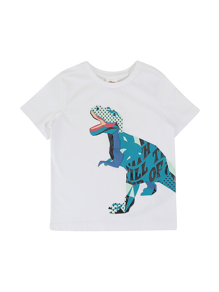 S.OLIVER Jungen T-Shirt  weiß | 116-122