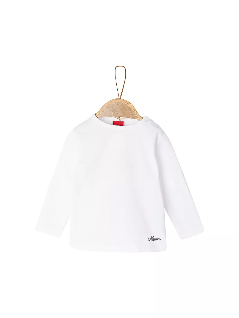 S.OLIVER | Baby Langarmshirt | weiss
