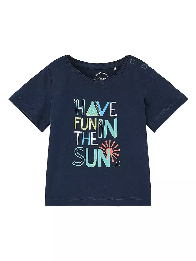 S.OLIVER | Baby T-Shirt  | dunkelblau