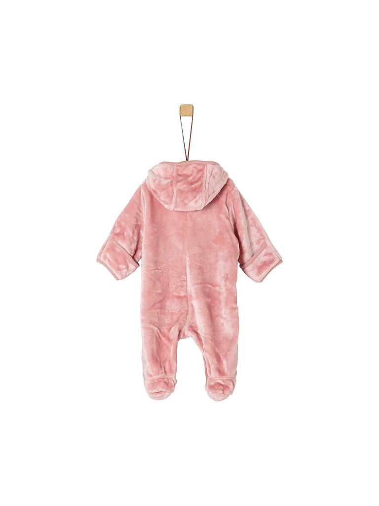 S.OLIVER | Baby-Plüschoverall | rosa