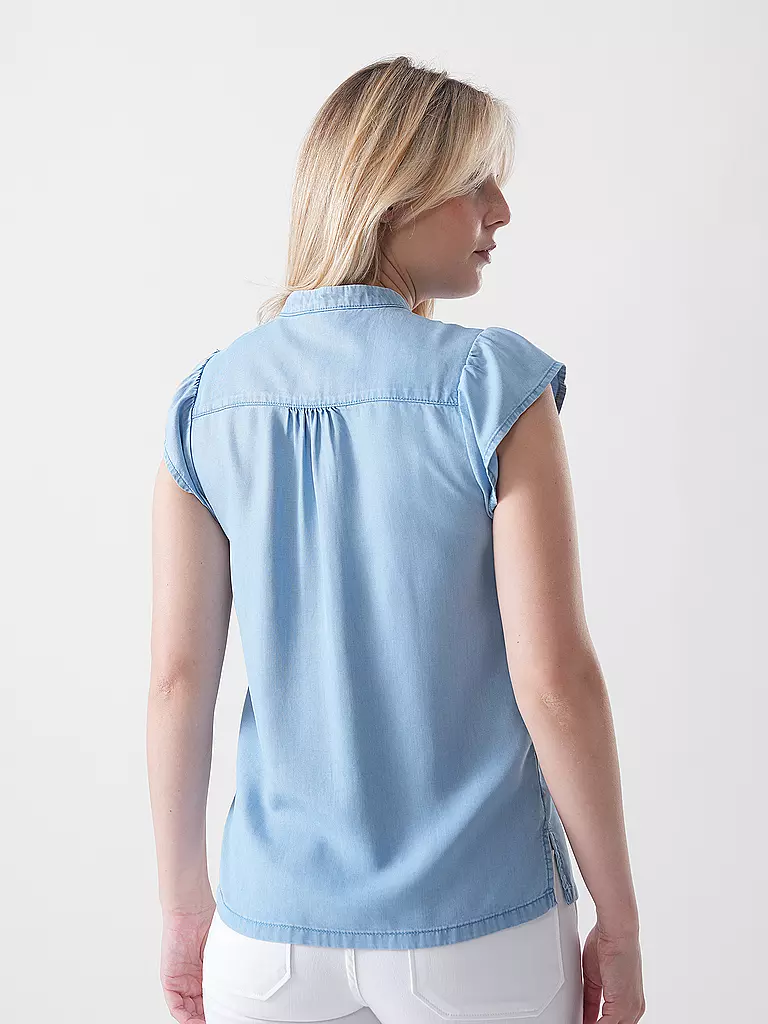 S.OLIVER | Bluse  | blau