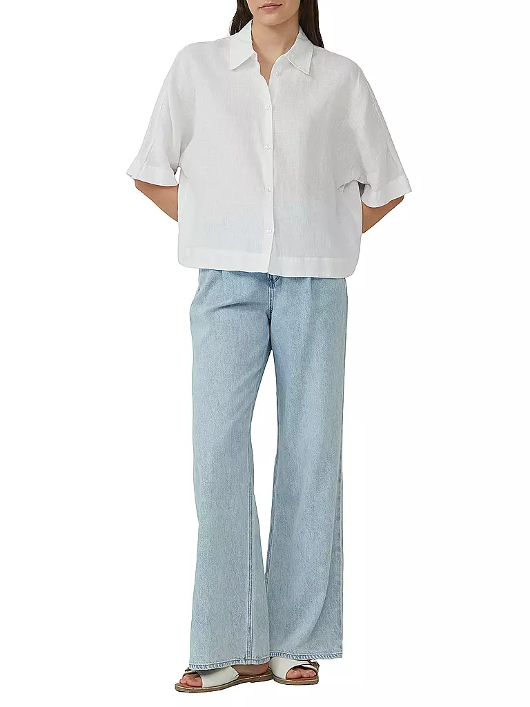 S.OLIVER | Bluse  | weiss
