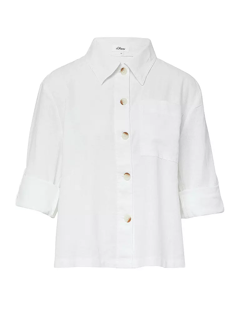 S.OLIVER | Bluse | weiss