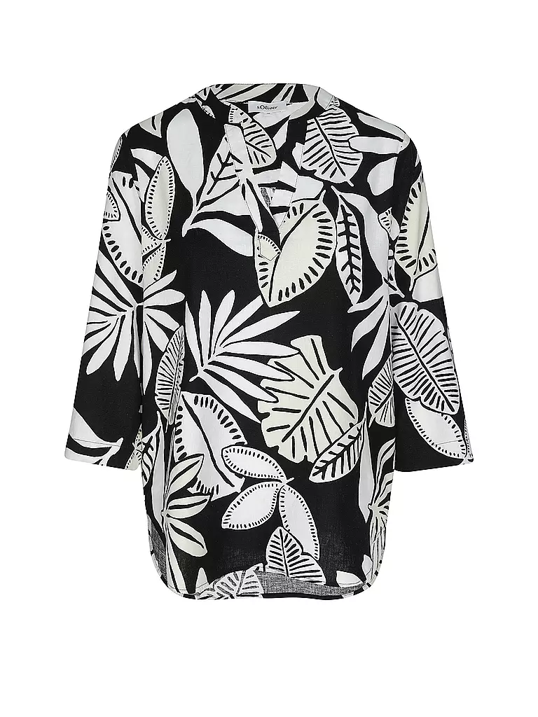 S.OLIVER | Blusenshirt  | schwarz
