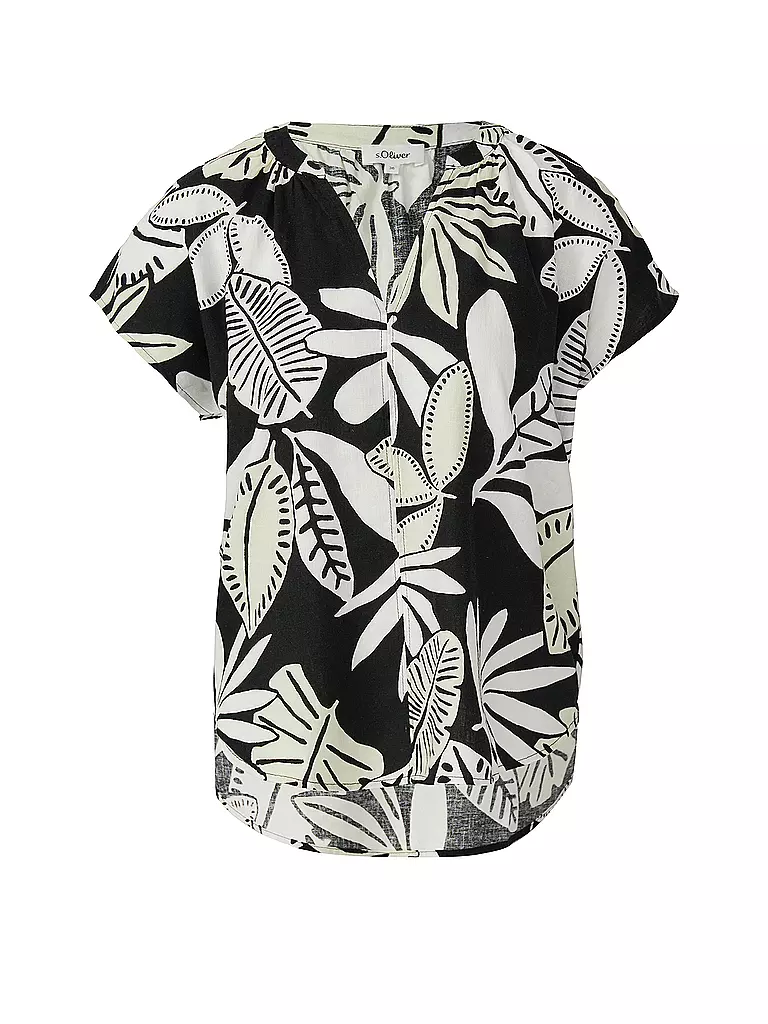 S.OLIVER | Blusenshirt  | schwarz