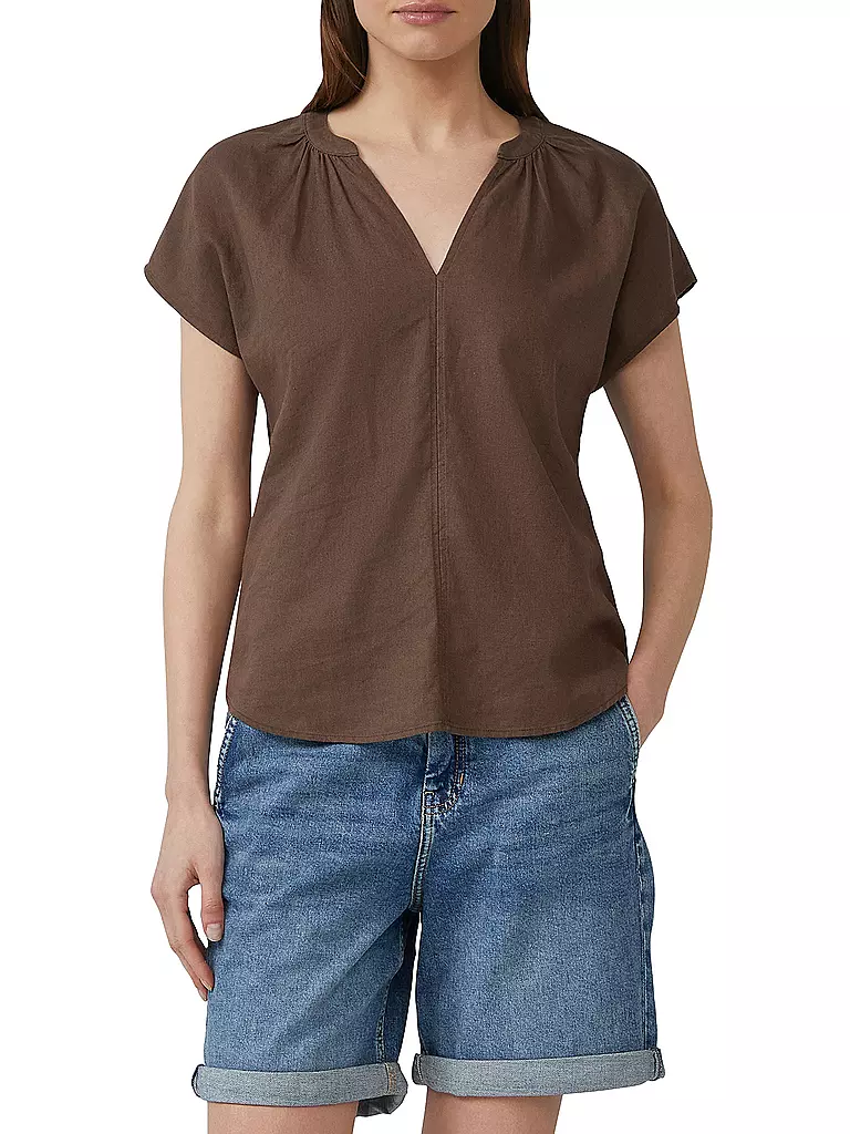 S.OLIVER | Blusenshirt  | braun