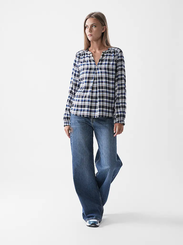 S.OLIVER | Blusenshirt  | blau