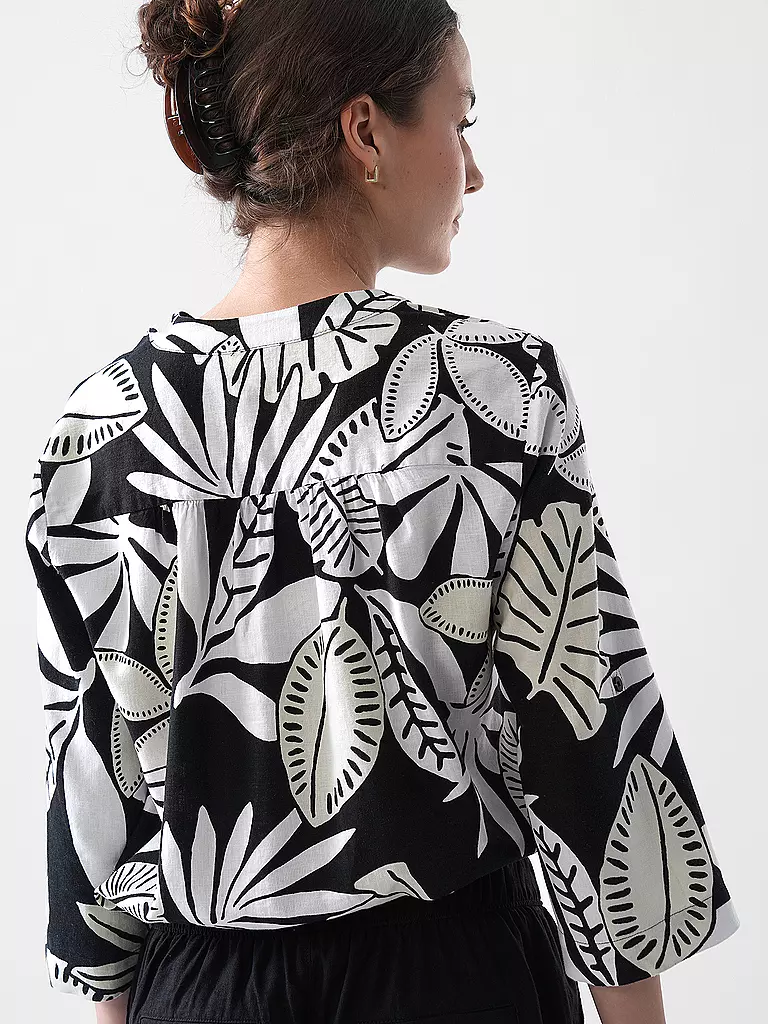 S.OLIVER | Blusenshirt  | schwarz