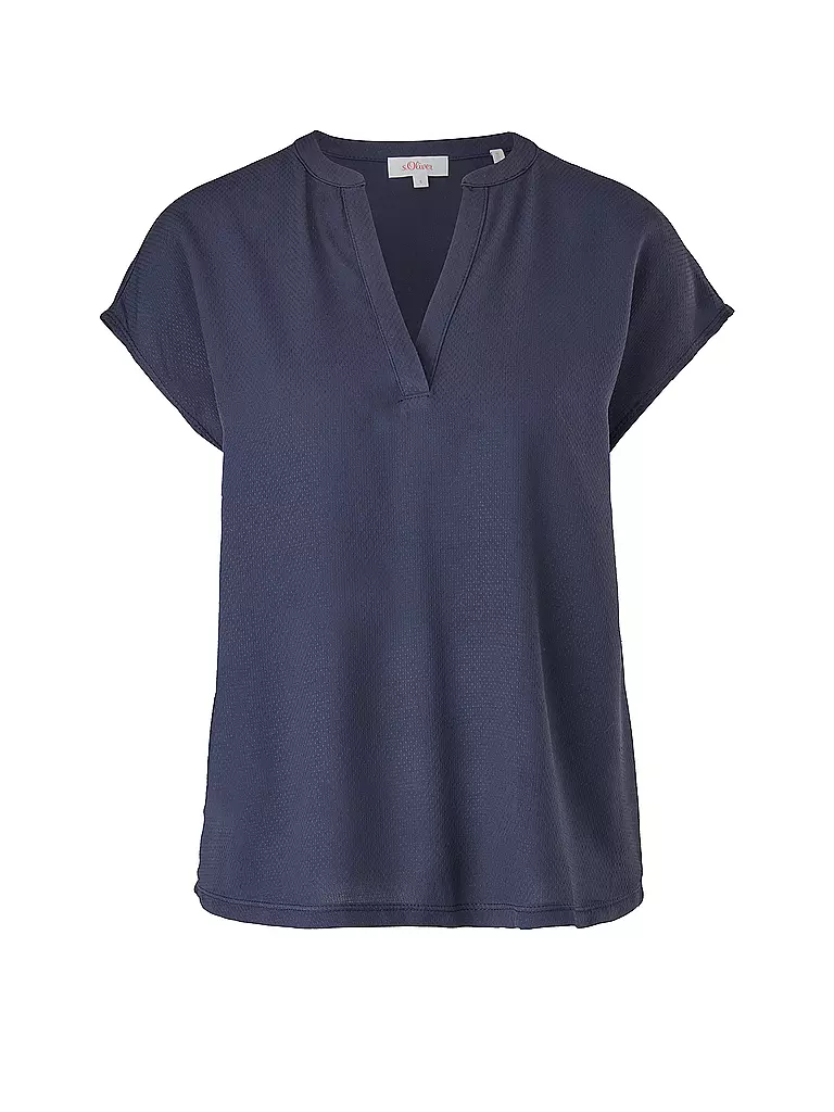 S.OLIVER | Blusenshirt | blau