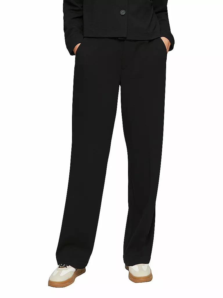 S.OLIVER | Businesshose | schwarz