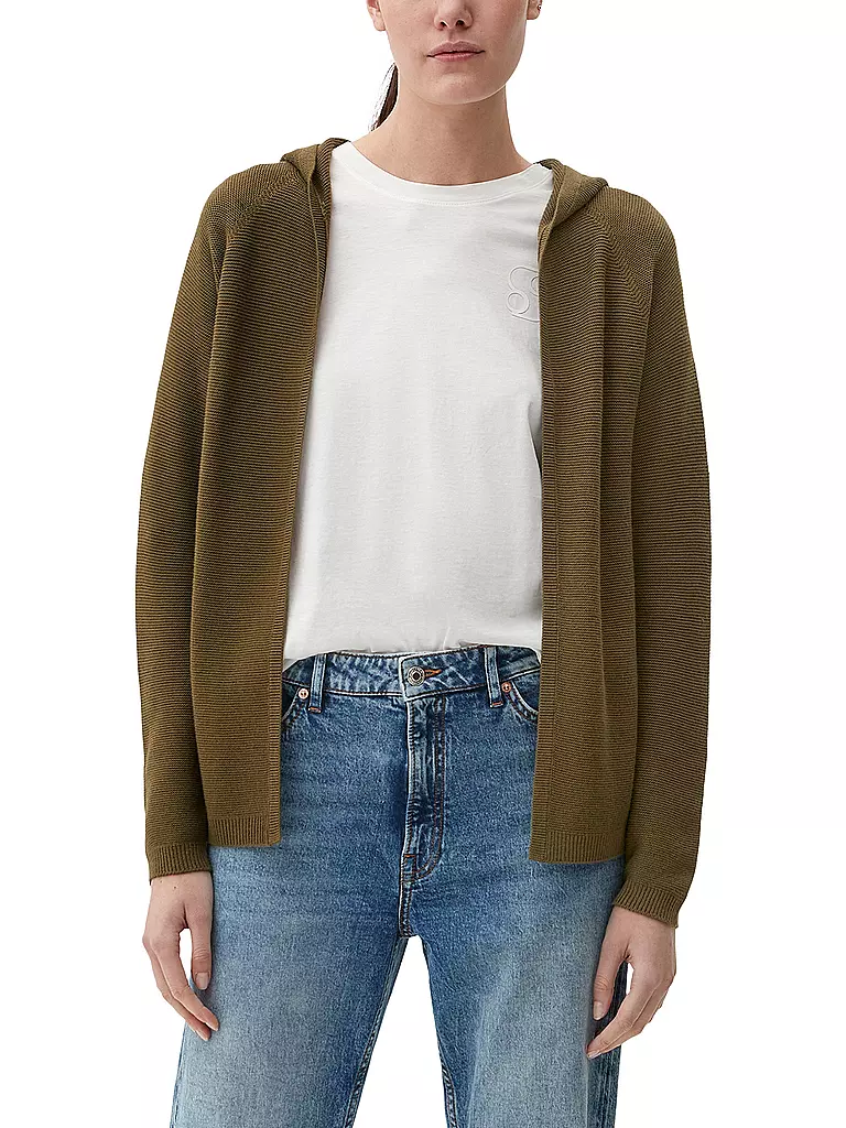 S.OLIVER | Cardigan | grün