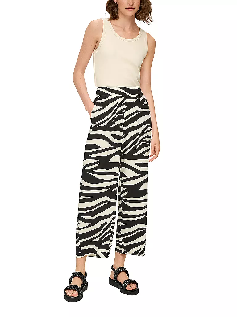 S.OLIVER | Culotte  | schwarz