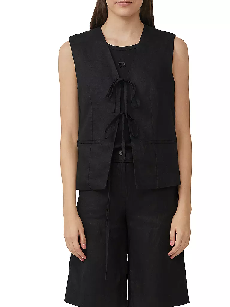 S.OLIVER | Gilet  | schwarz