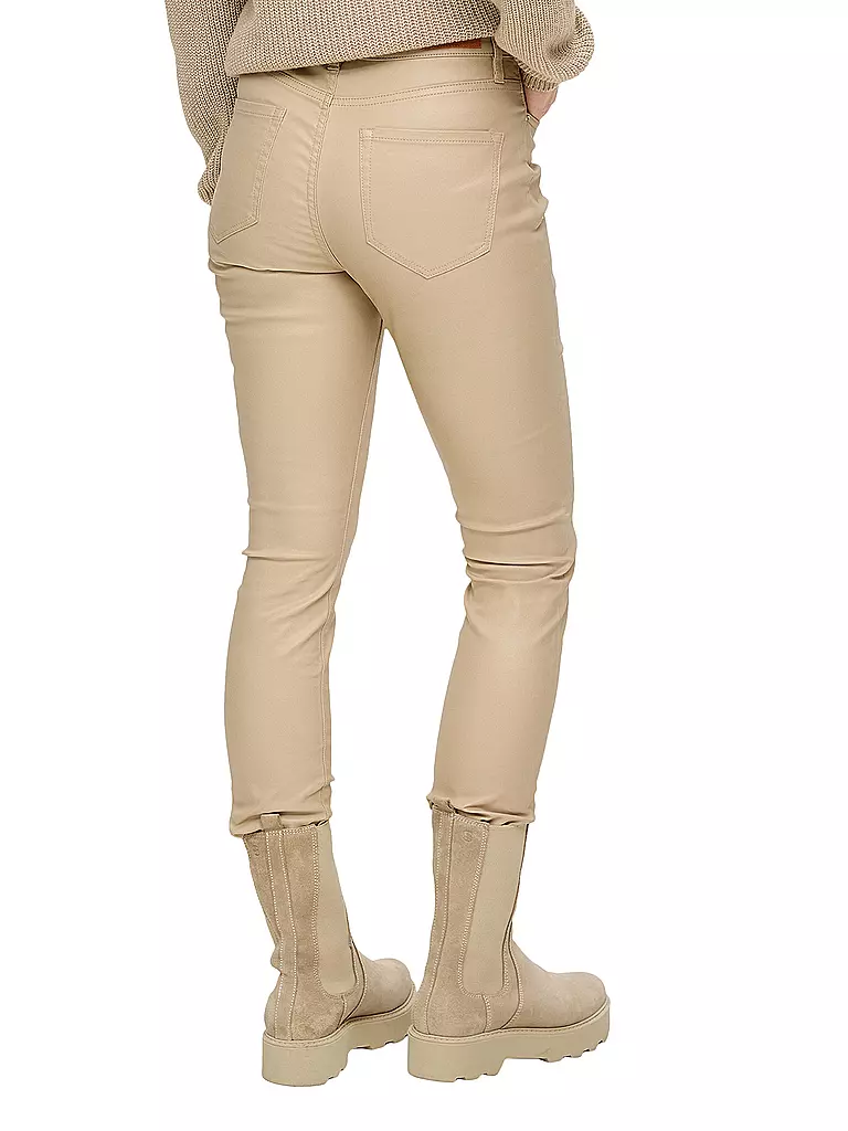 S.OLIVER | High Rise Skinny Jeans | beige