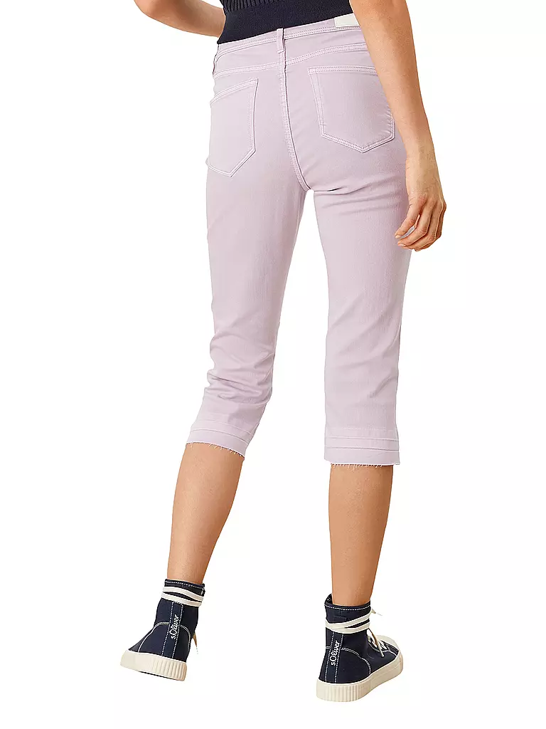 S.OLIVER | Hose Slim Fit 3/4 | lila