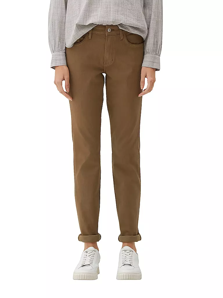 S.OLIVER | Hose Slim Fit | braun