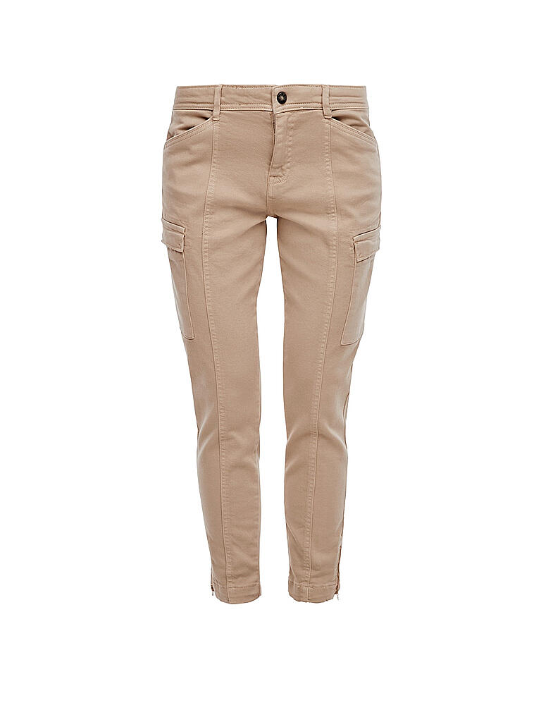 S.OLIVER Hose Super Skinny Fit 7/8 braun