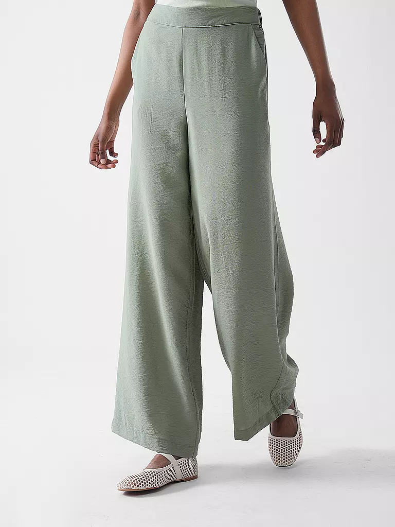 S.OLIVER | Hose Wide Leg  | olive