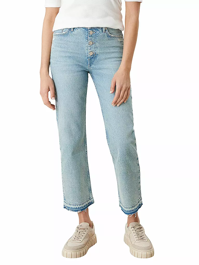 S.OLIVER | Jeans Boyfriend Fit 7/8 | hellblau