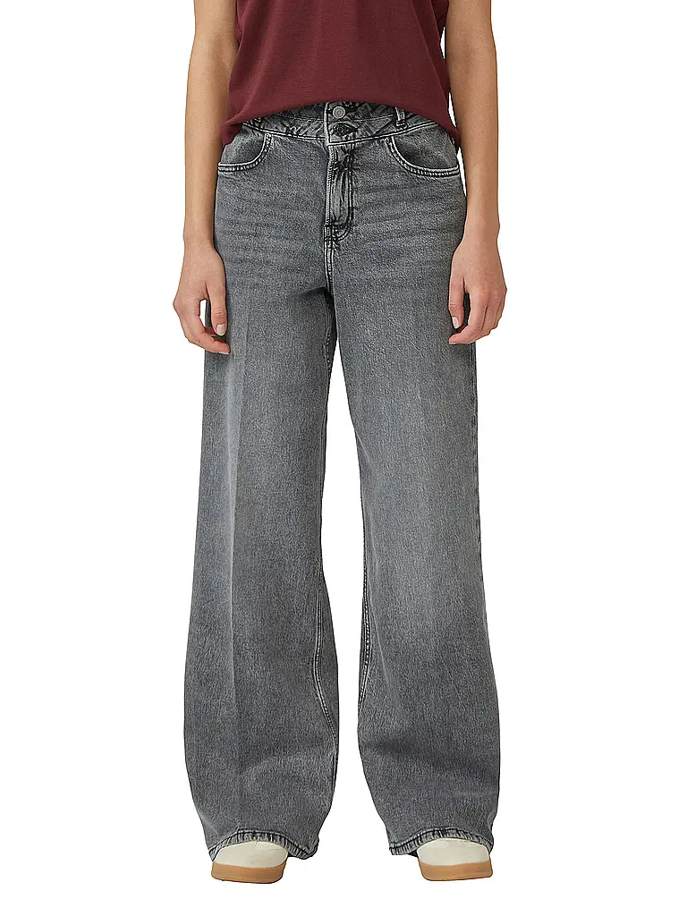 S.OLIVER | Jeans Wide Leg  | grau