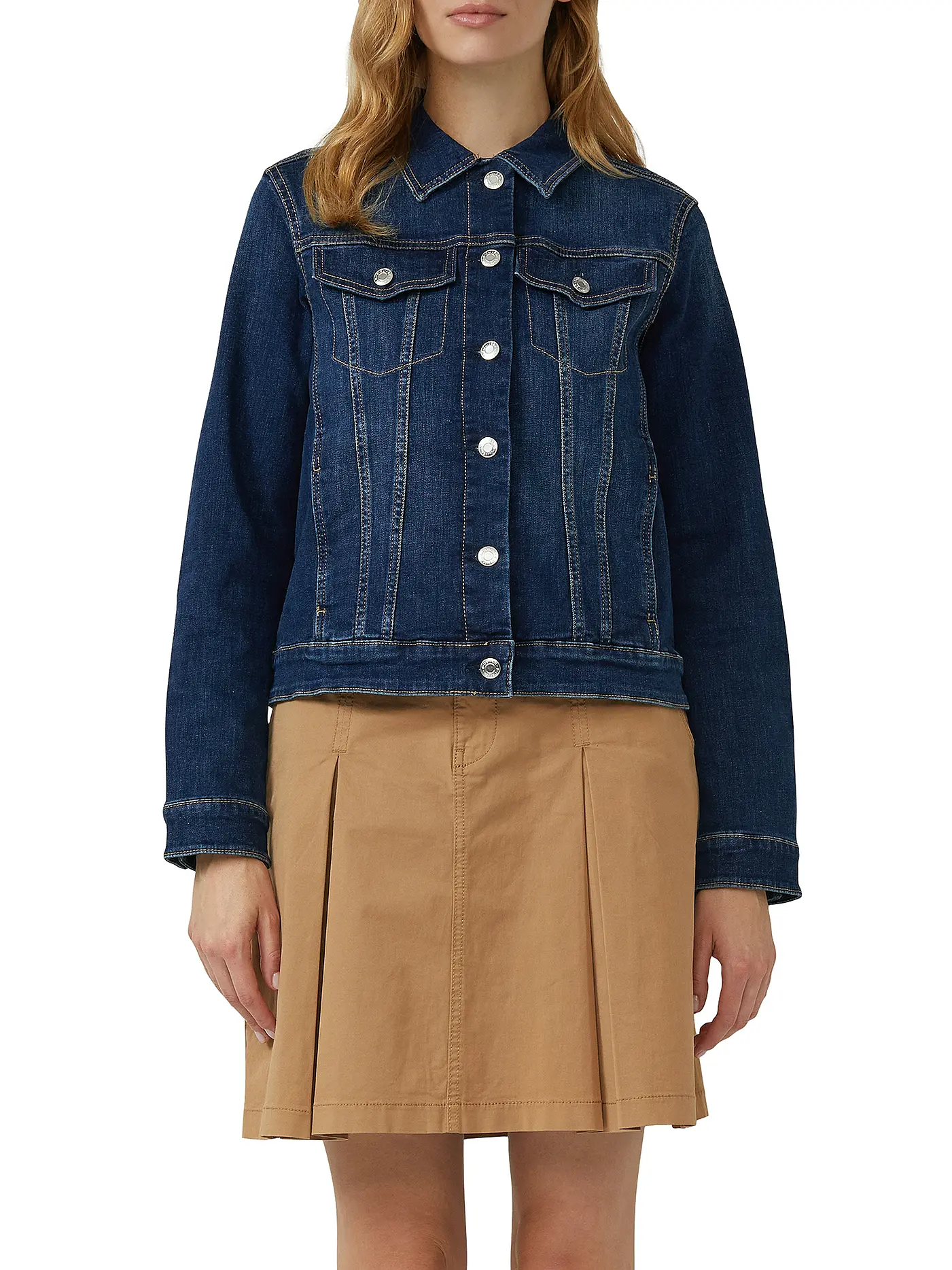 S.OLIVER | Jeansjacke  | dunkelblau
