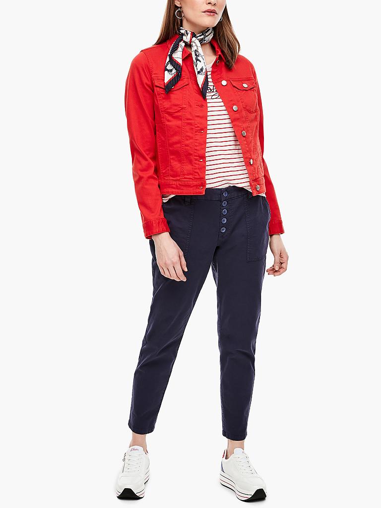 S.OLIVER | Jeansjacke  | rot