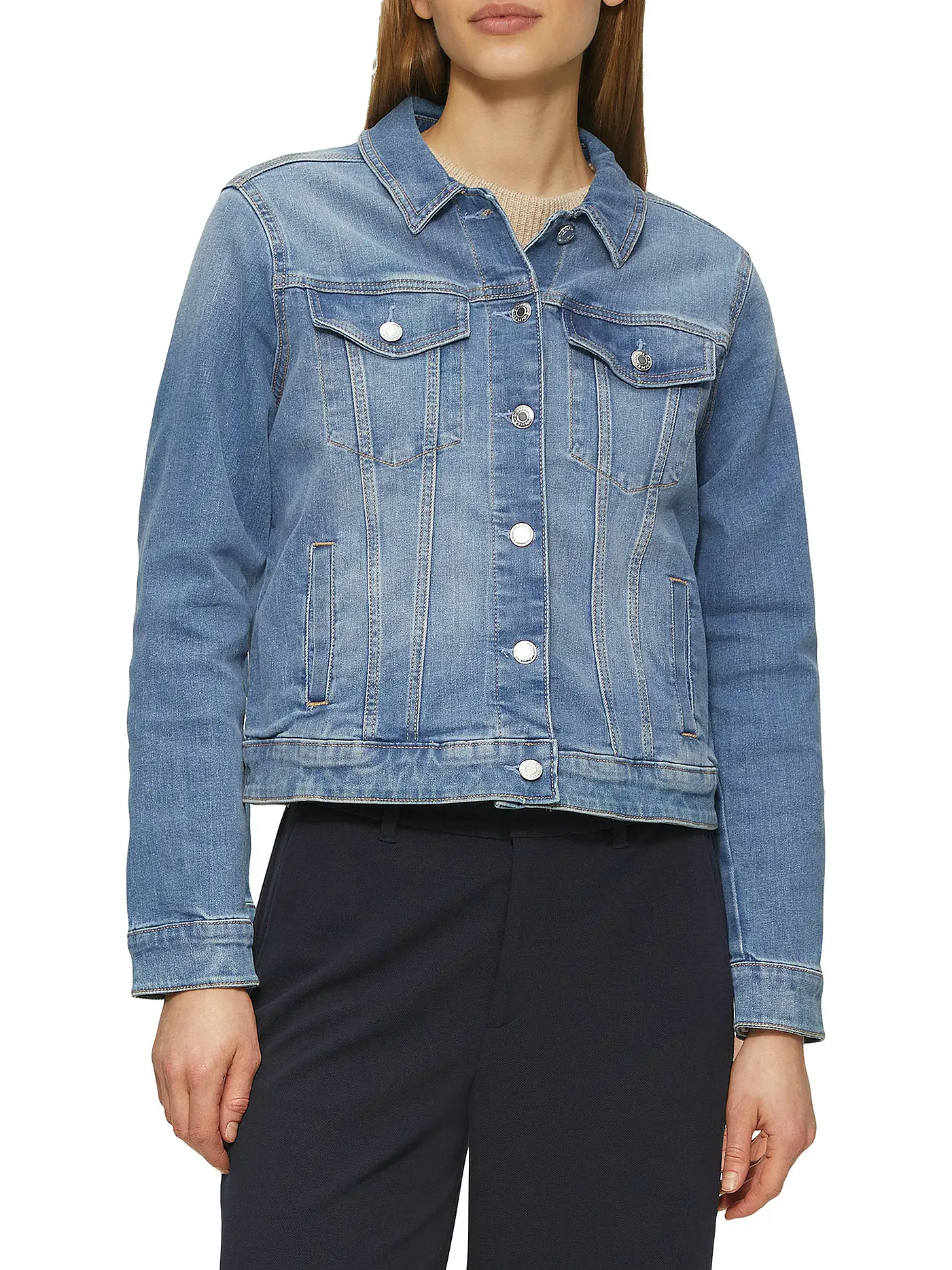 S.OLIVER | Jeansjacke  | blau