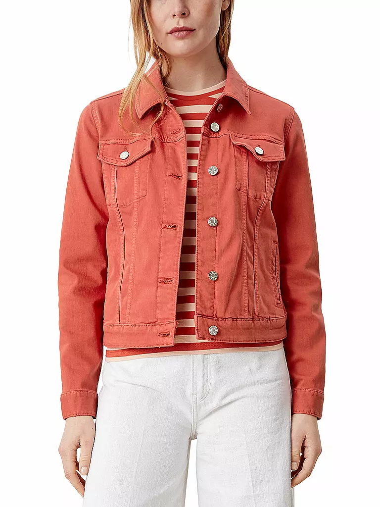 S.OLIVER | Jeansjacke  | orange