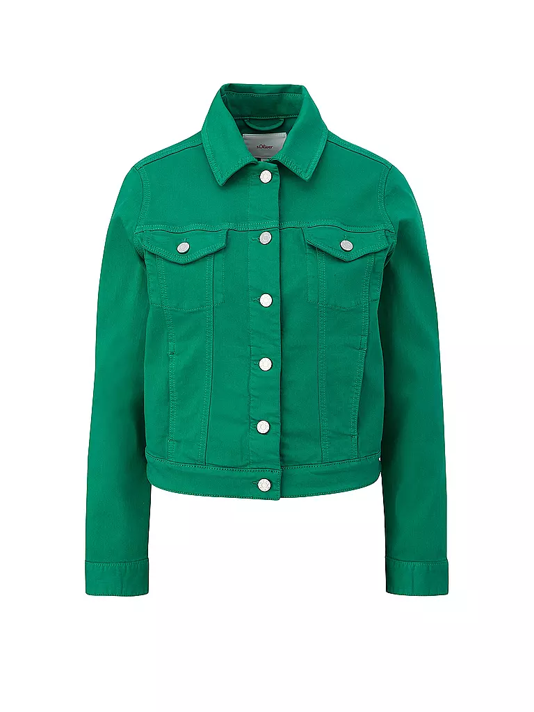 S.OLIVER | Jeansjacke | grün