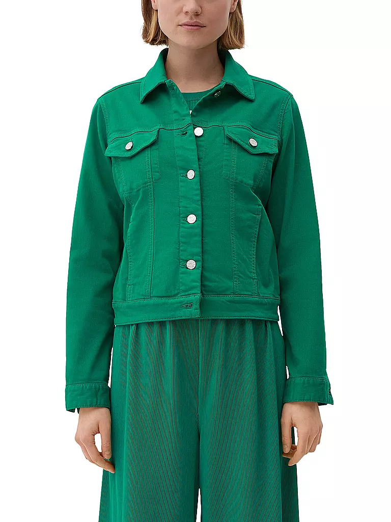 S.OLIVER | Jeansjacke | grün