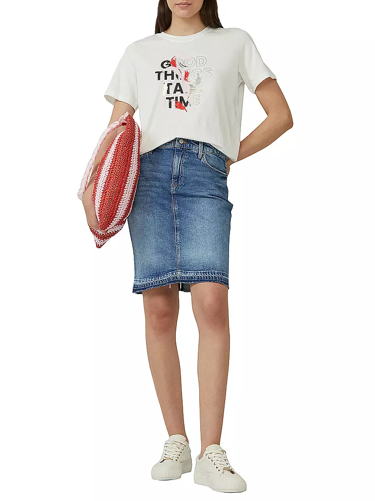 S.OLIVER | Jeansrock  | blau