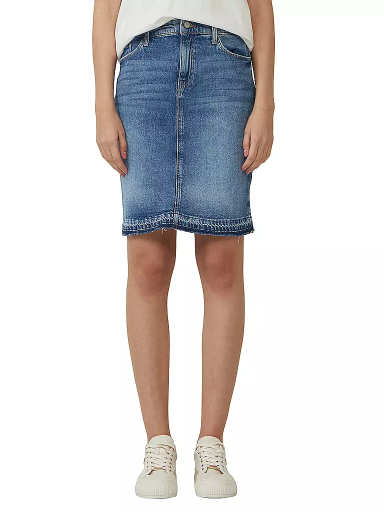 S.OLIVER | Jeansrock  | blau