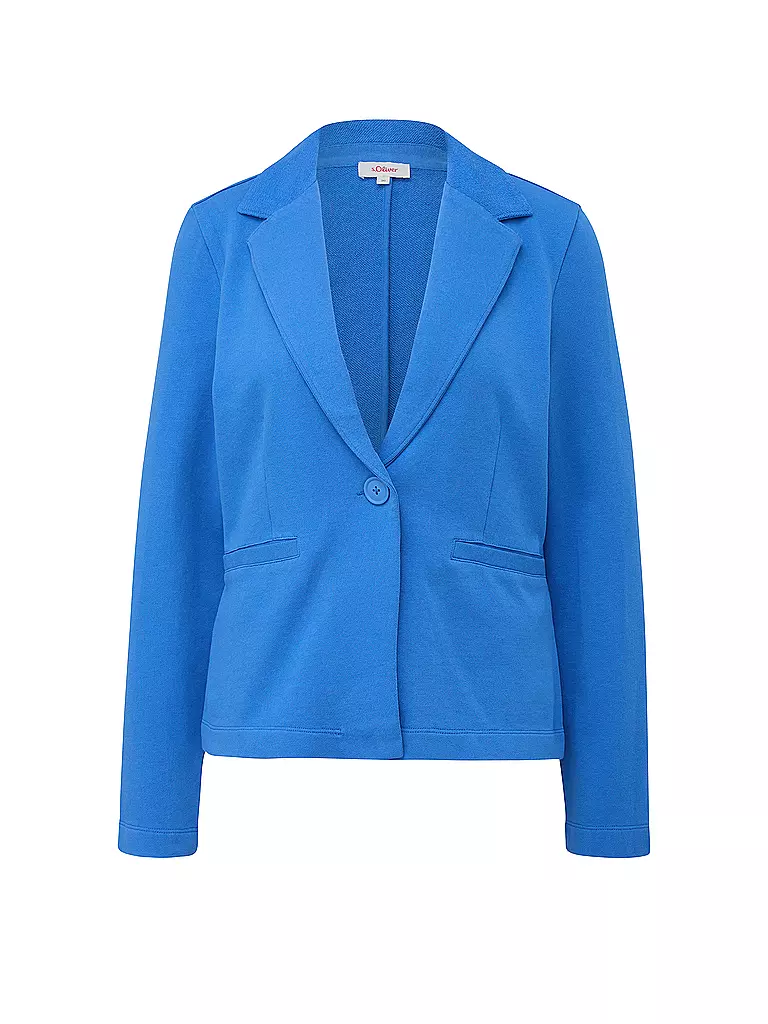 S.OLIVER | Jerseyblazer | blau