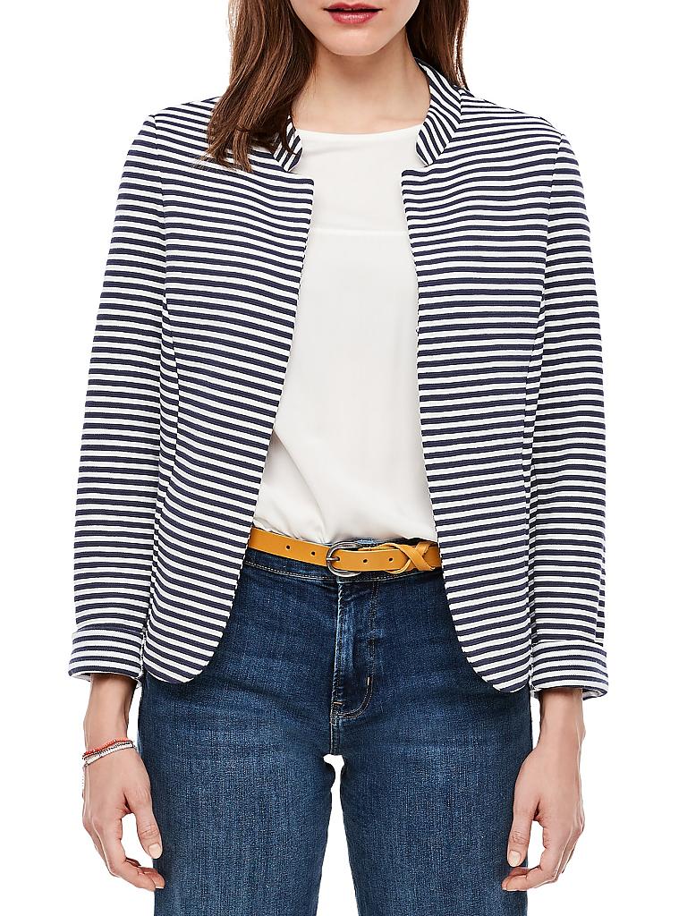 S.OLIVER | Jerseyblazer | blau