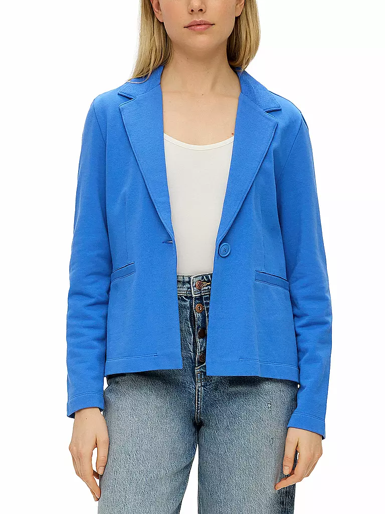 S.OLIVER | Jerseyblazer | blau