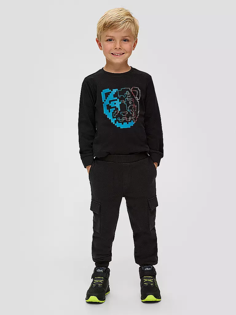 S.OLIVER | Jungen Cargohose | schwarz