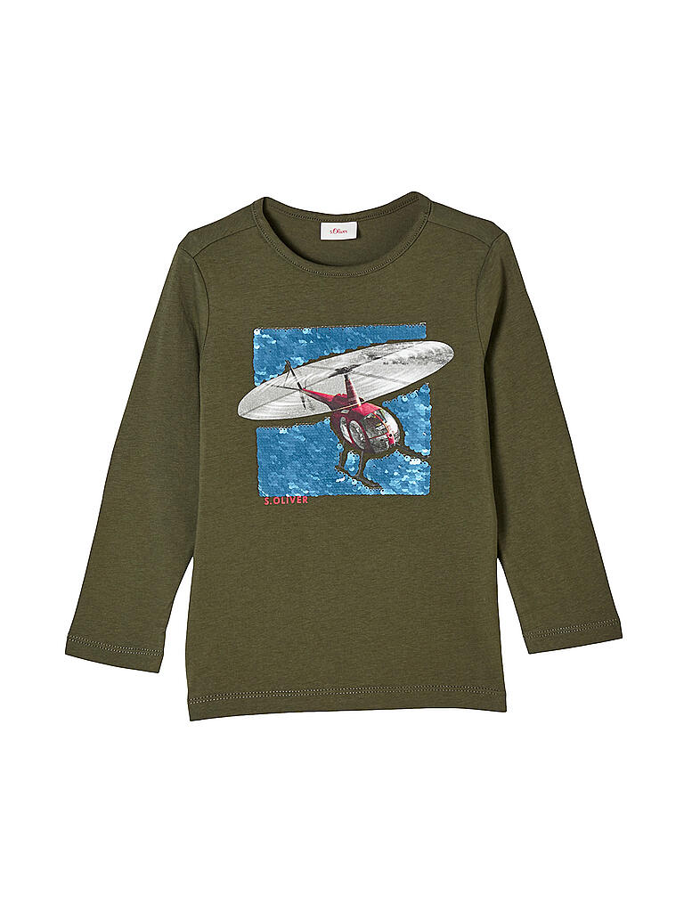 S.OLIVER | Jungen Langarmshirt | olive