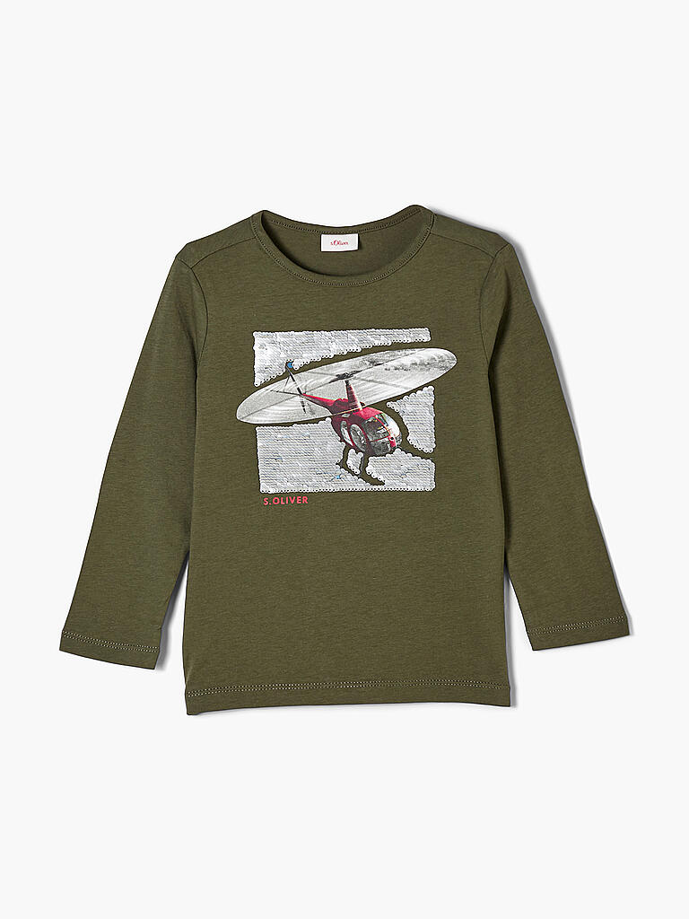 S.OLIVER | Jungen Langarmshirt | olive