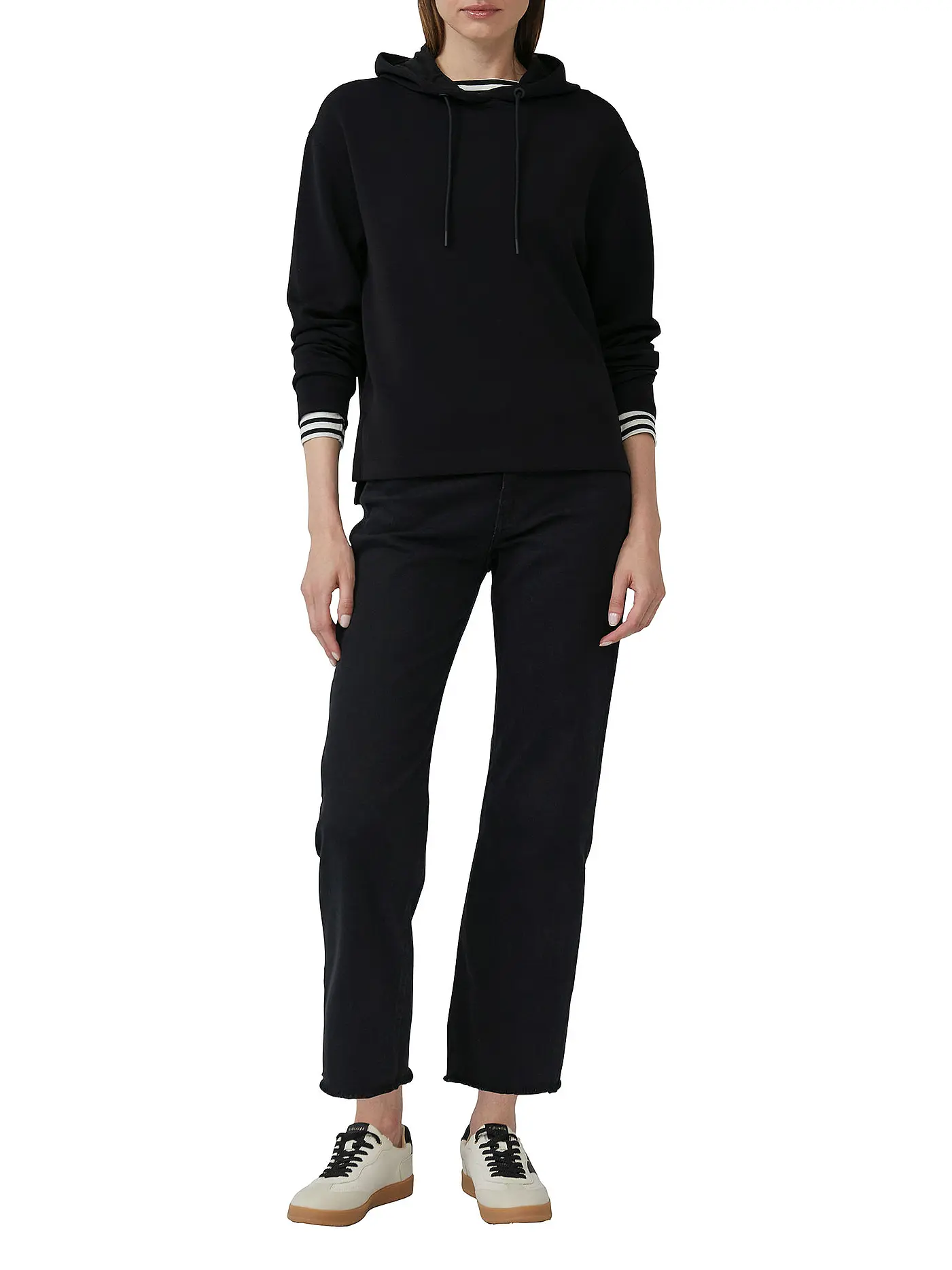 S.OLIVER | Kapuzensweater - Hoodie  | schwarz