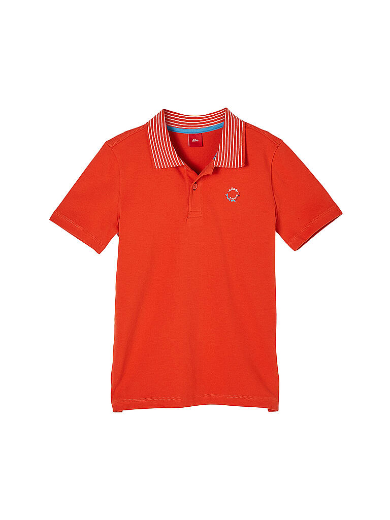 S.OLIVER | Kinder Poloshirt  | orange