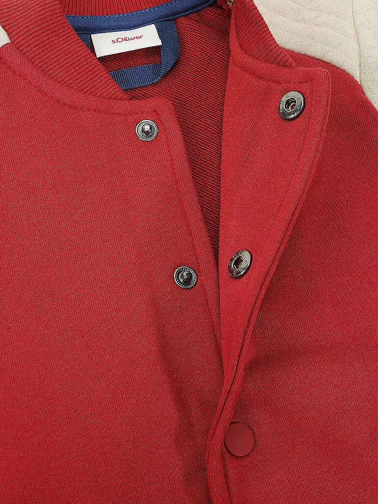 S.OLIVER | Kinder Sweatjacke | rot