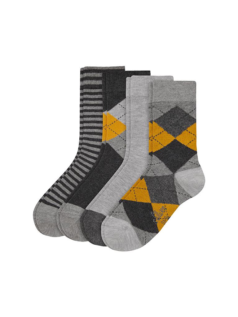 S.OLIVER | Kinder-Socken 4-er Pkg. | grau