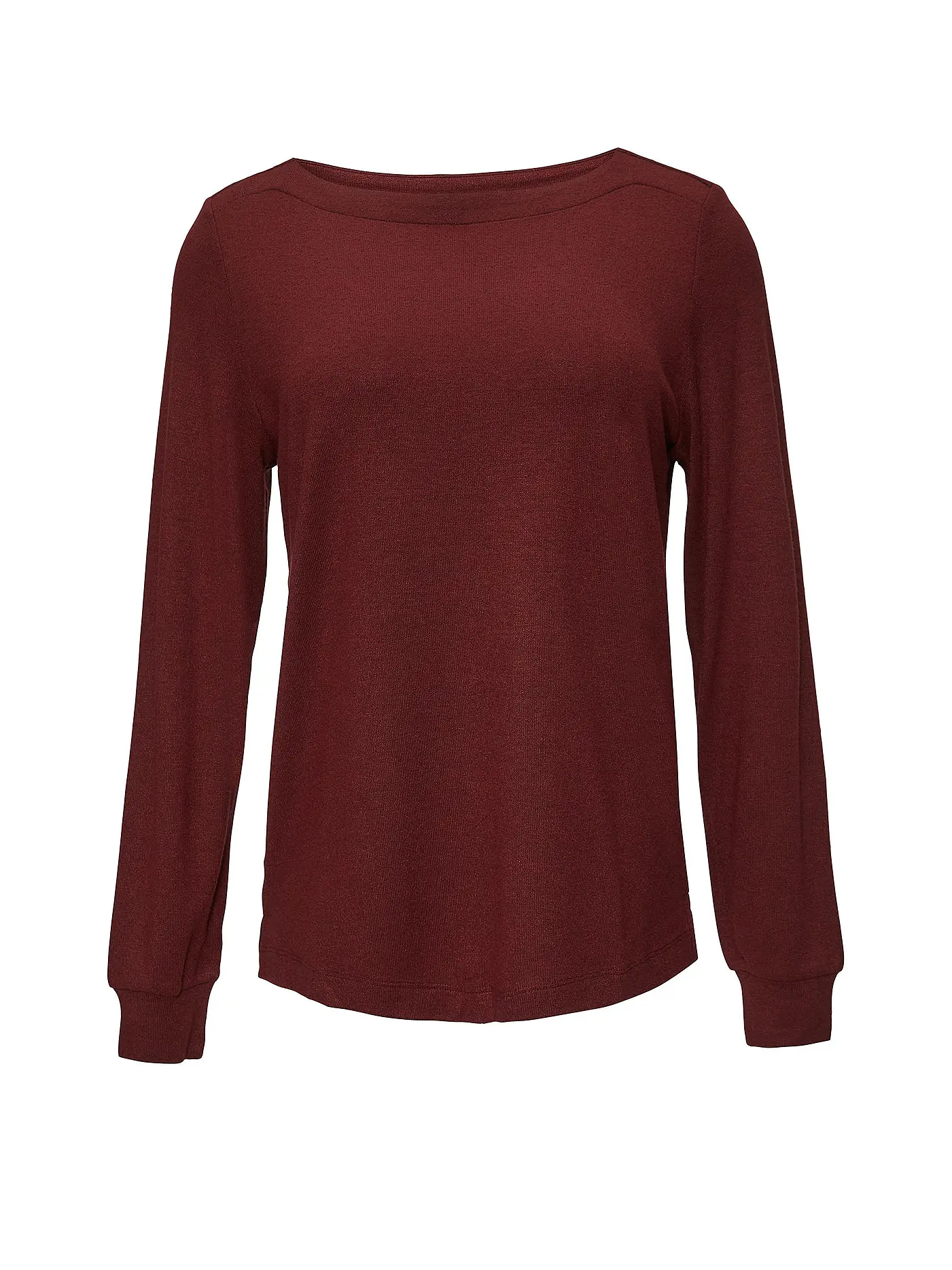 S.OLIVER | Langarmshirt | dunkelrot