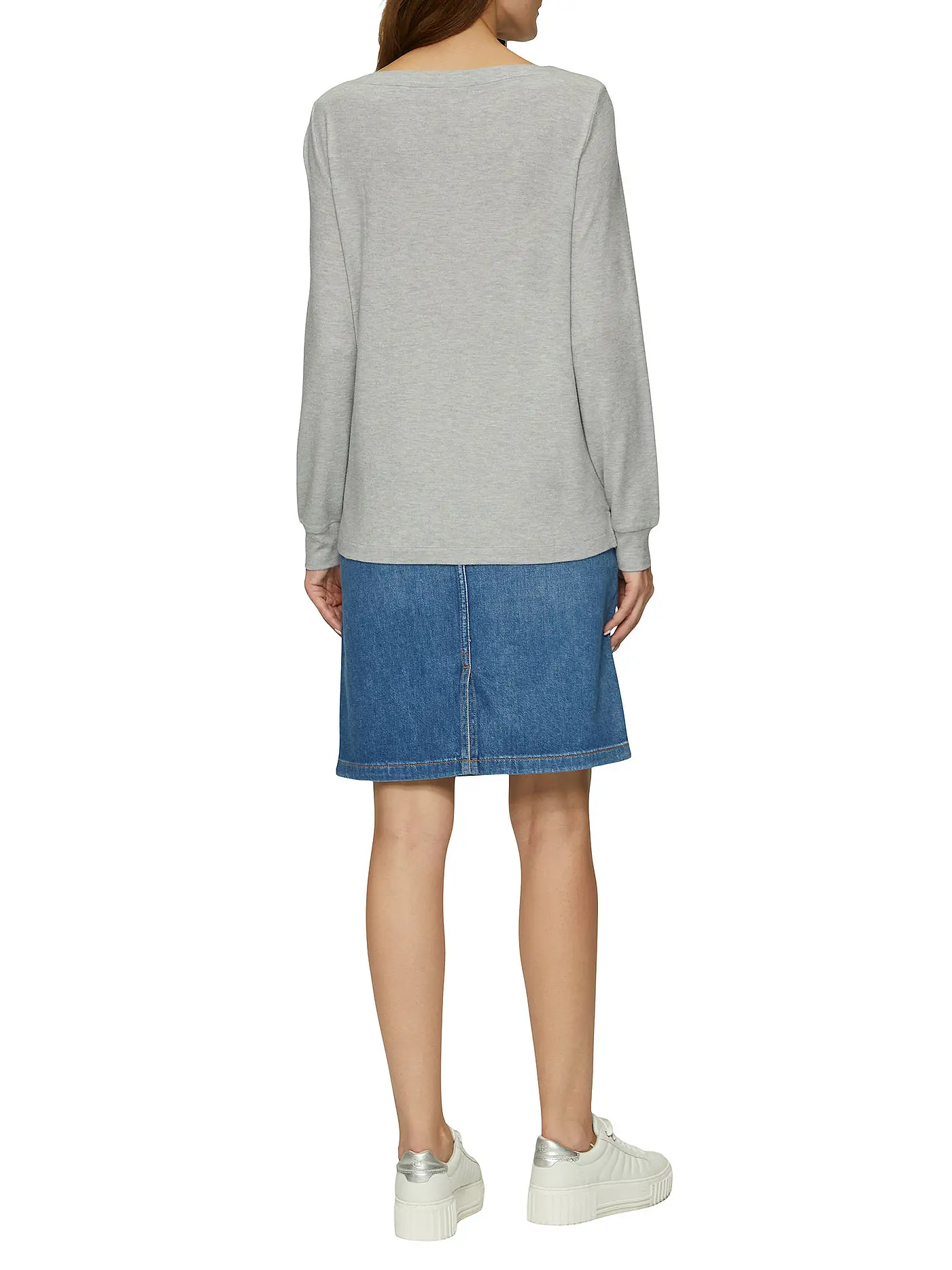S.OLIVER | Langarmshirt | grau