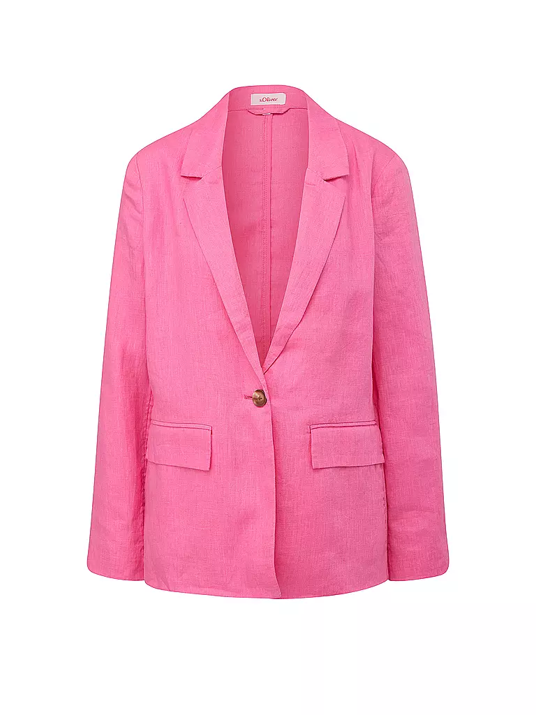 S.OLIVER | Leinenblazer | pink