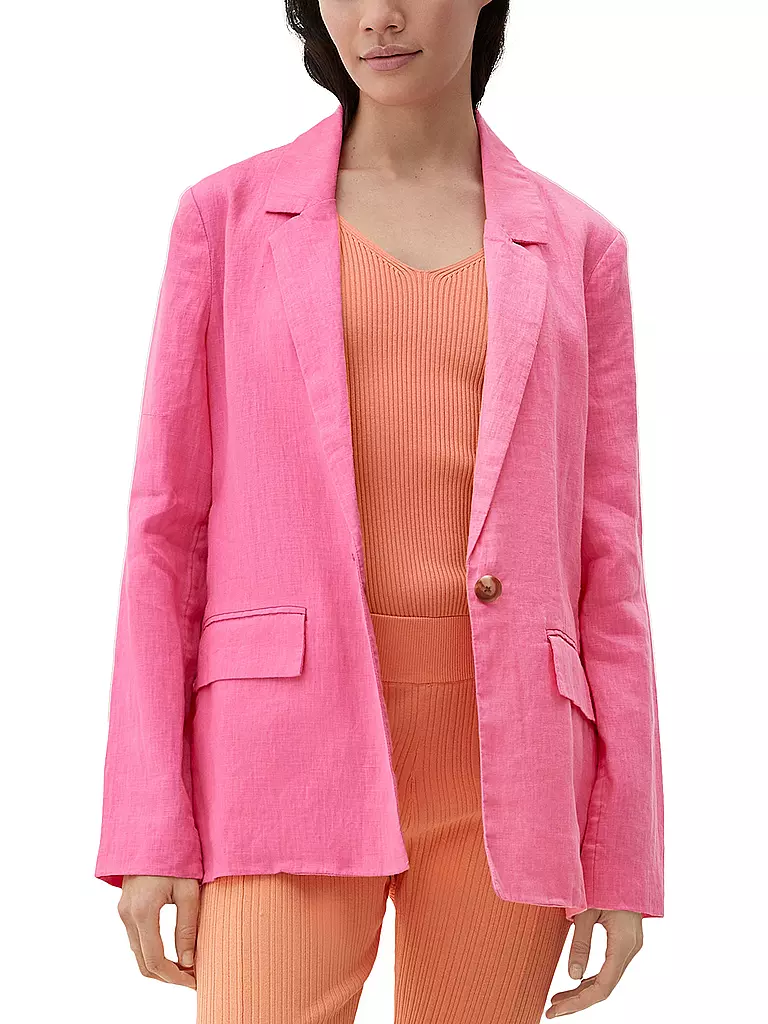 S.OLIVER | Leinenblazer | pink