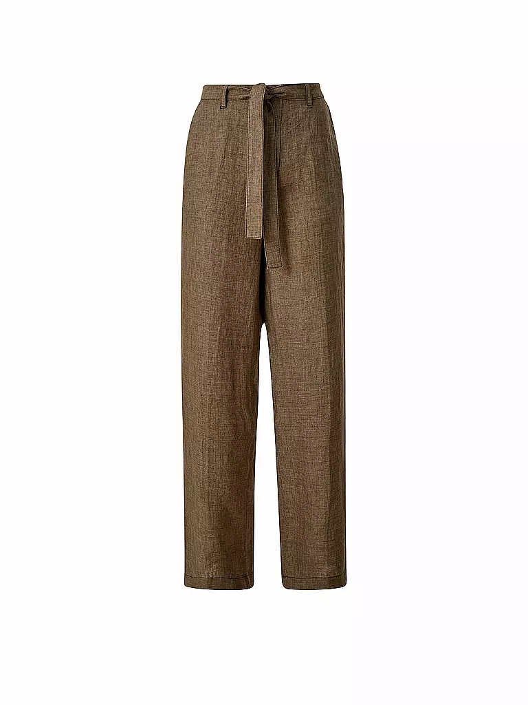 S.OLIVER | Leinenhose Regular Fit | olive