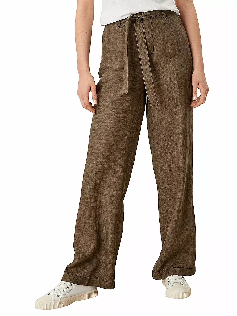 S.OLIVER | Leinenhose Regular Fit | olive