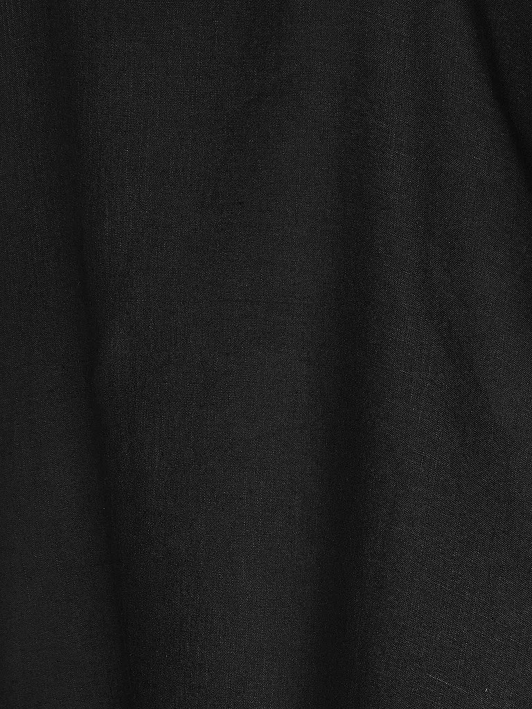S.OLIVER | Leinenkleid | schwarz